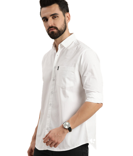 Casual Shirt (White, L)